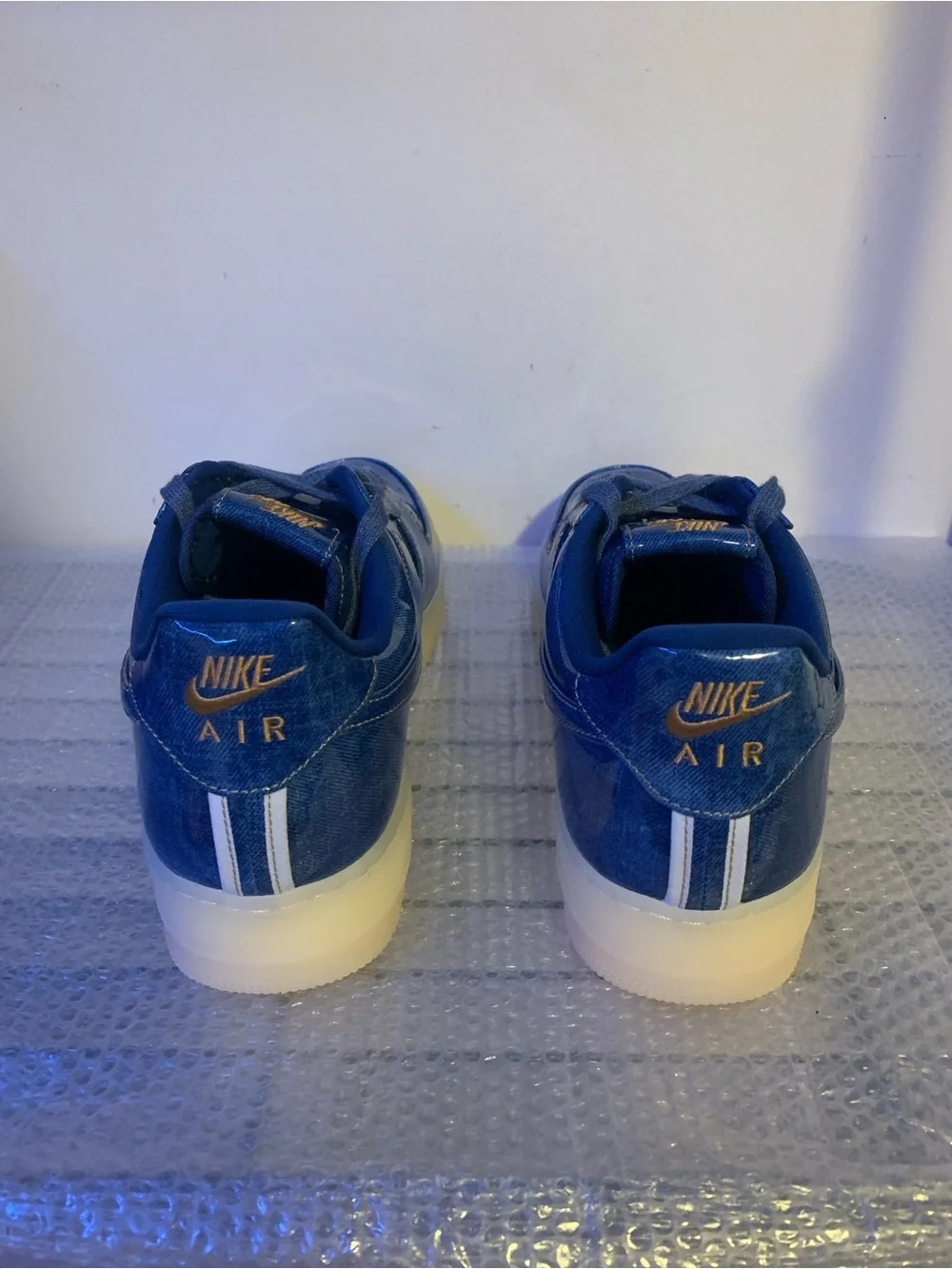 Air Force 1 Low Patent Denim IM5757-400 - Men’s Size 12.5